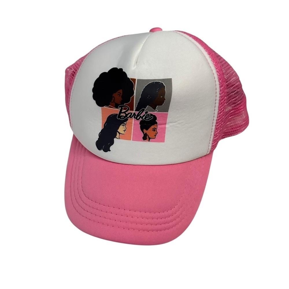 Barbie Pink and White Graphic Hat